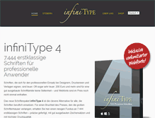 Tablet Screenshot of infinitype.de